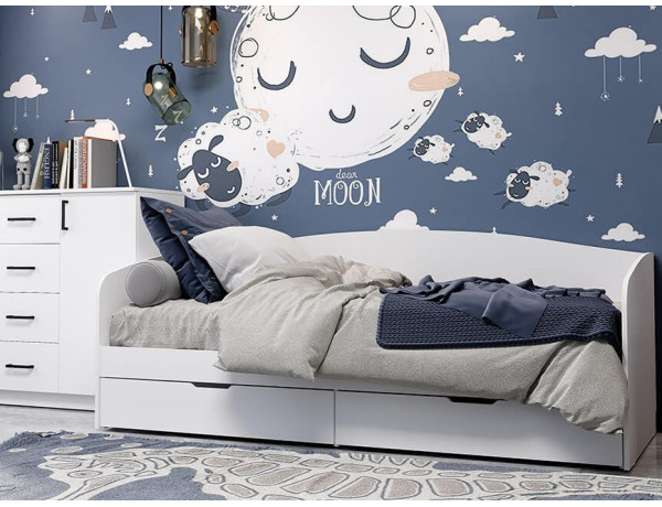 Белый интерьер в детской комнате: как сделать безопасно и красиво