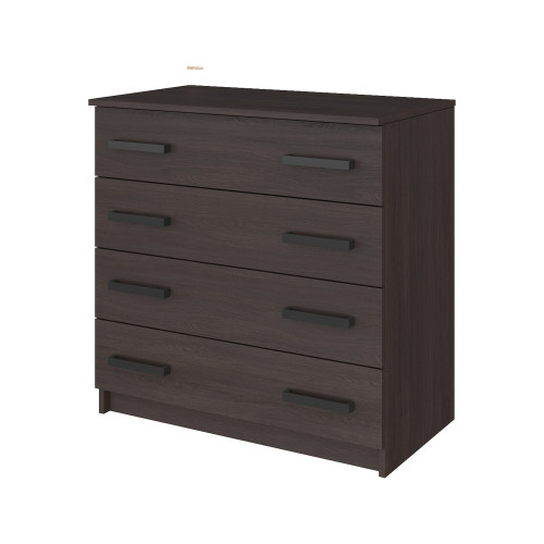 Комод в спальню MebelStar 4 ящика 80x45x80 см Венге темный (MBS-1036)