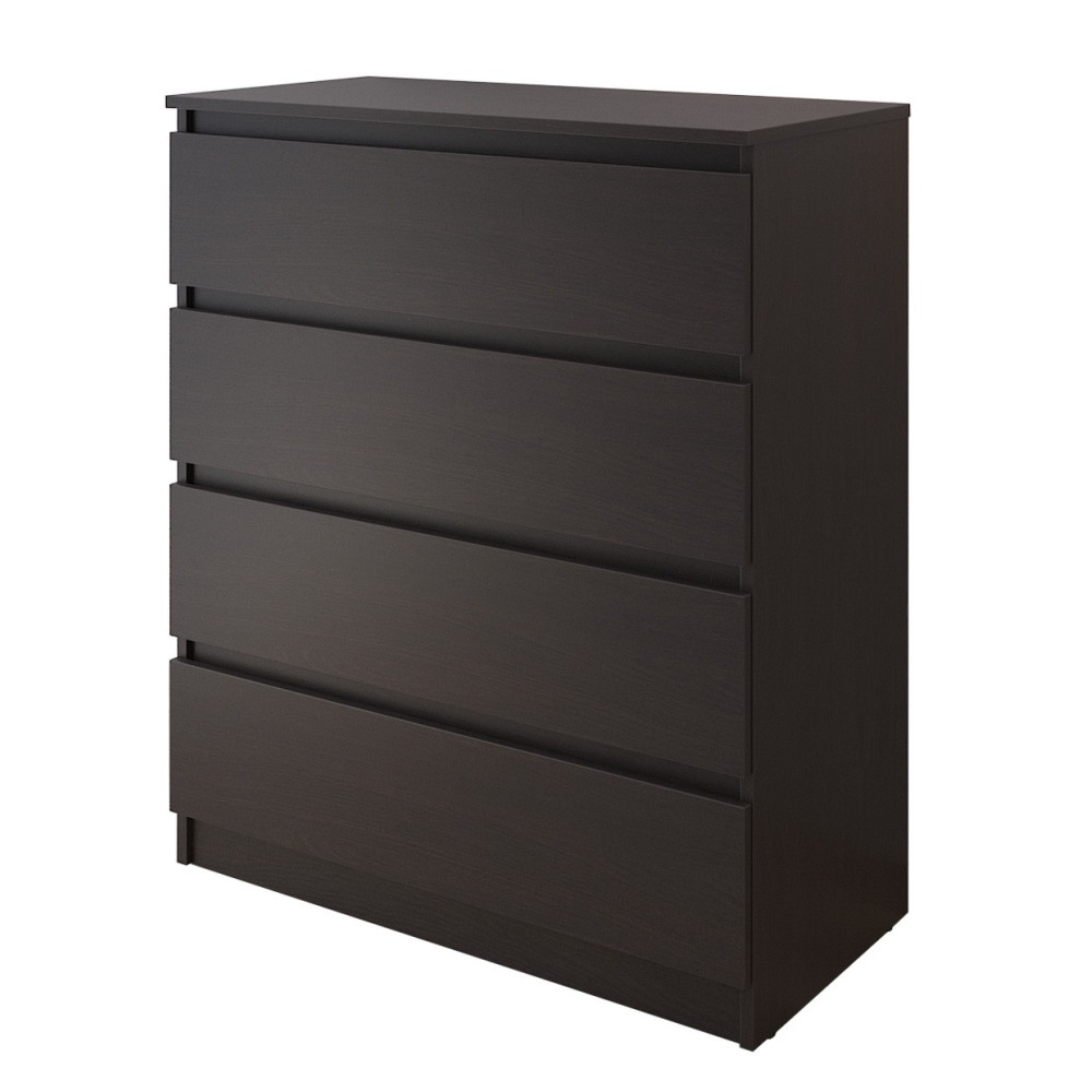 Комод в спальню MebelStar Нео 4Ш 80x43x98 см Венге темний (MBS-1076)