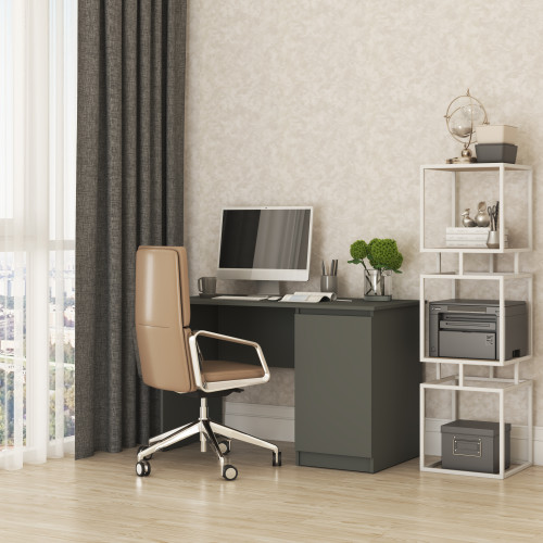 Письменный стол MebelStar Нео СК-1 120x60x75,5 см Антрацит (MBS-1196)