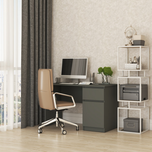 Письменный стол MebelStar Нео СК-2 120x60x75,5 см Антрацит (MBS-1206)