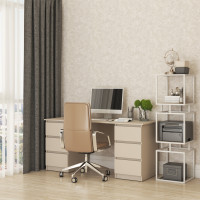 Письменный стол MebelStar Нео СК-6 160x60x75,5 см Кашемир (MBS-1226)