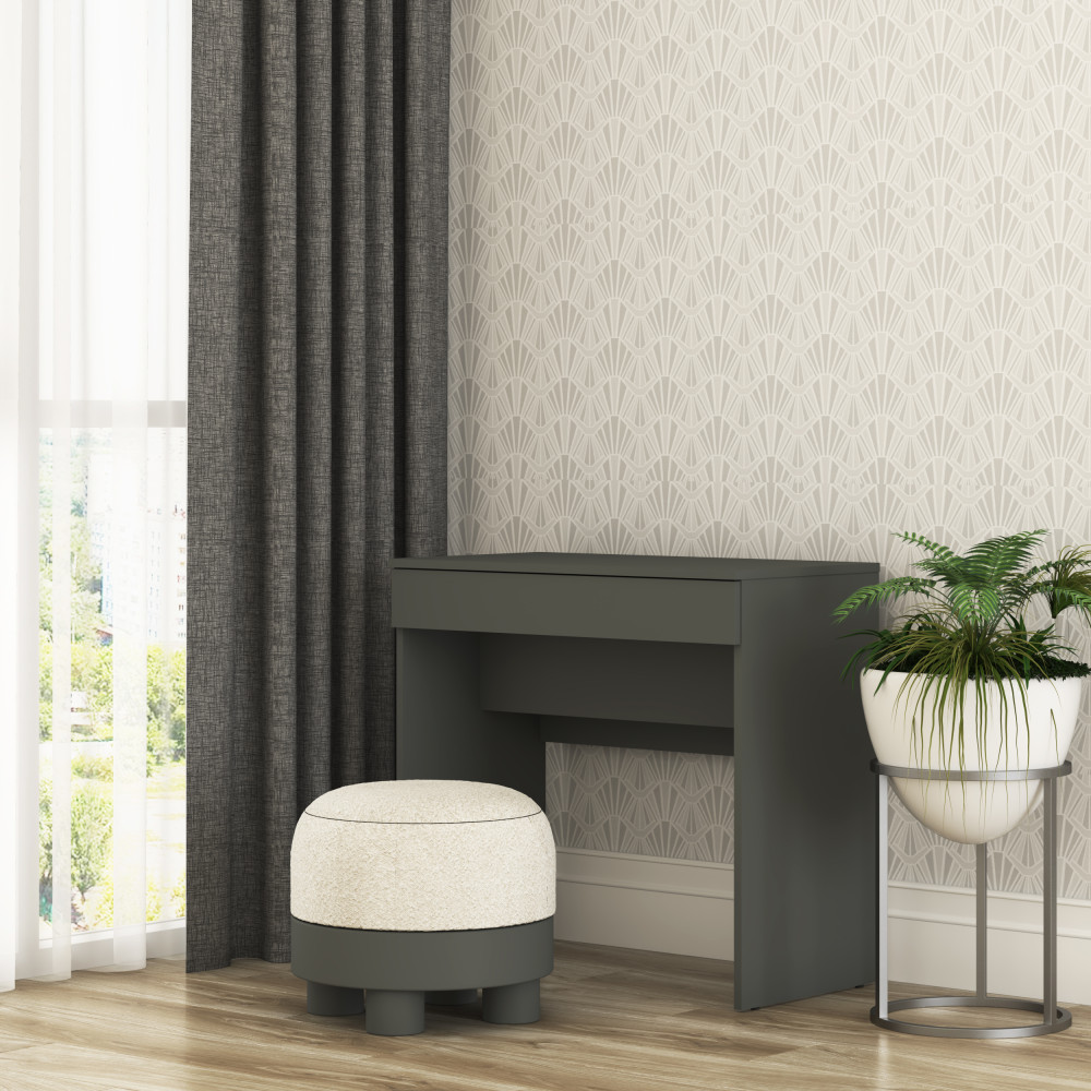 Трюмо с зеркалом в спальню MebelStar Нео 80x43x75,2 см Антрацит (MBS-1236)