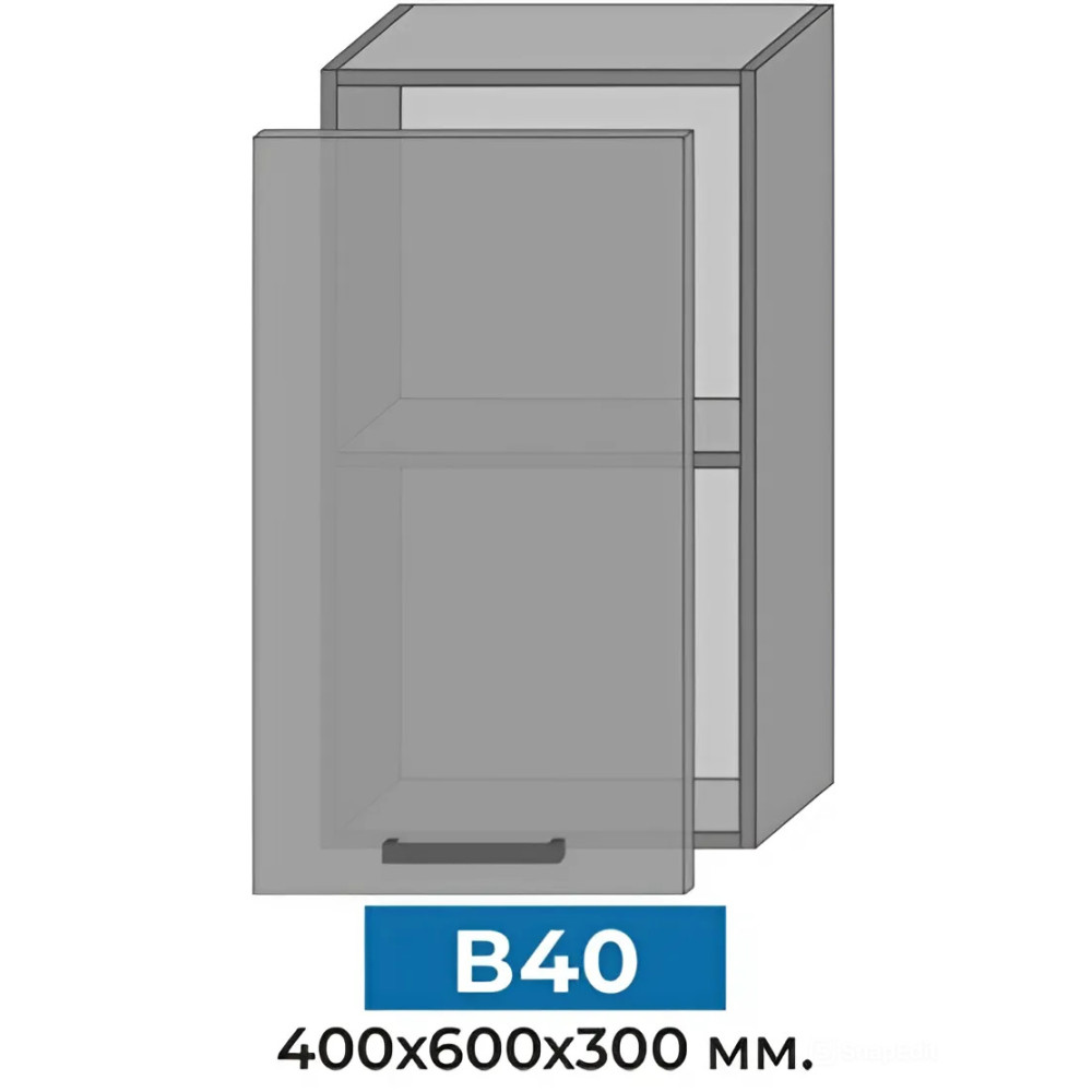 Кухня модульная MebelStar Nika 1,6 м Дуб тахо/Аляска белый (MBS-1453)