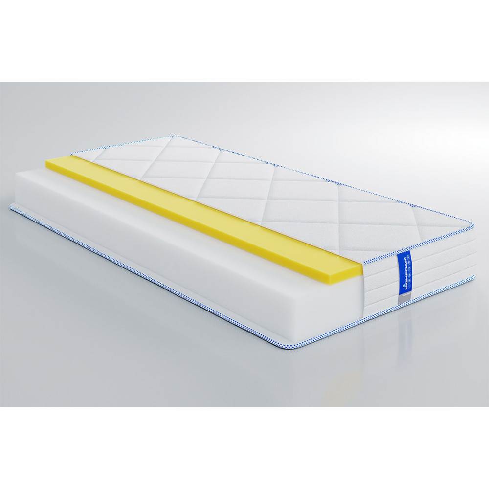 Кровать MebelStar Лилу 90x200 см с матрасом Obeliks Teos (MBS-3435)