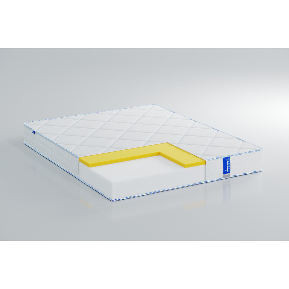 Кровать MebelStar Лилу 90x200 см с матрасом Obeliks Teos (MBS-3435)