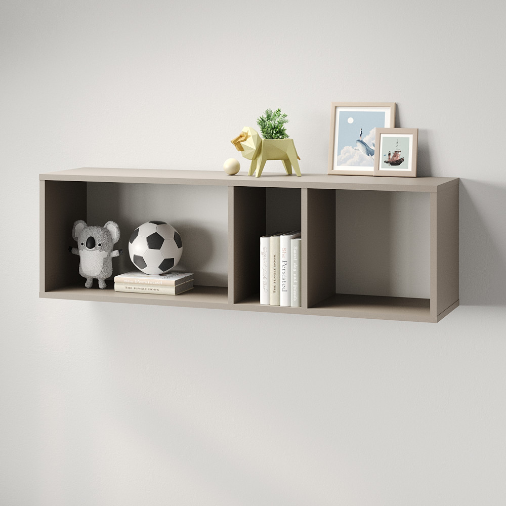 Полиця настінна MebelStar Лілу 110x27x34 см Кашемір (MBS-1306)