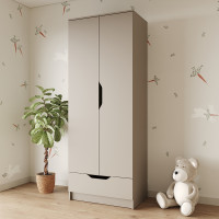 MebelStar Swing Wardrobe 2D1Sh Lilu Cashmere, 80x50x210 cm (MBS-1316)