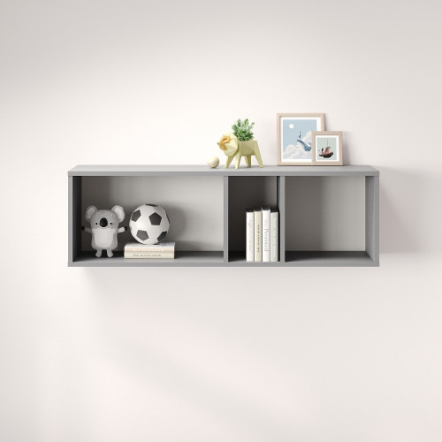 Полка настенная MebelStar Лилу 110x27x34 см Серая мышка (MBS-1366)