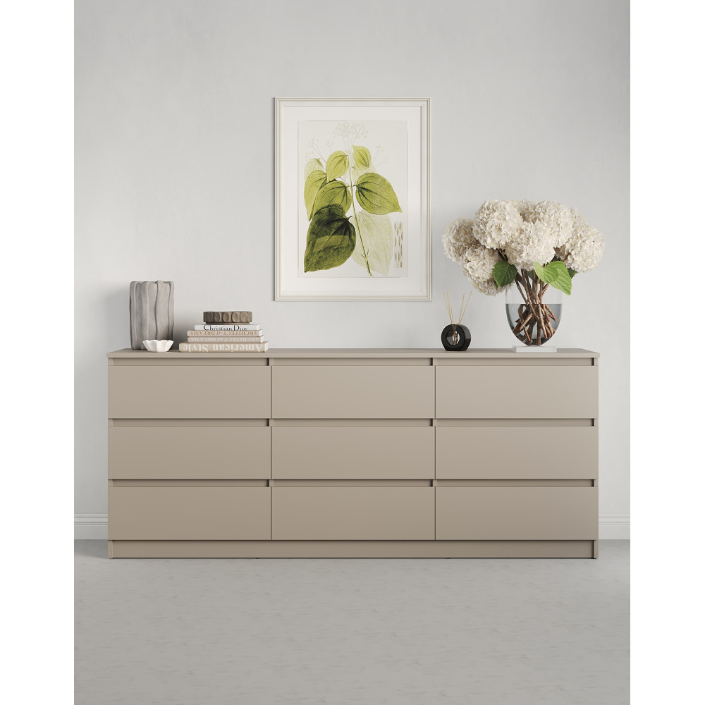 Комод в гостиную MebelStar Нео 9Ш 180x43x75,5 см Кашемир (MBS-1326)