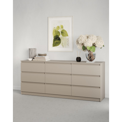 Комод у вітальню MebelStar Нео 9Ш 180x43x75,5 см Кашемір (MBS-1326)