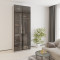 MebelStar 2-door wardrobe with mezzanine Oscar Showcase BL-B, standard Gray mouse, 100x52x260 cm (MBS-6750)