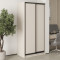 MebelStar Two-door wardrobe Standard BG 2DSP Cashmere, 100x45x210 cm (MBS-10849)