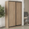 MebelStar Two-door wardrobe Standard BG 2DSP Sonoma Oak, 130x45x210 cm (MBS-10879)