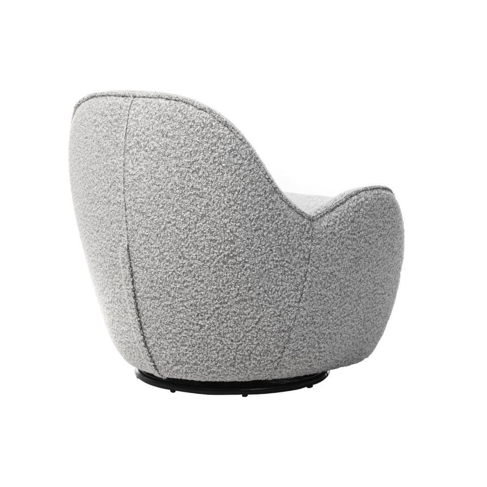 Кресло мягкое поворотное Vetro Каллисто Серый (VTR-1022)