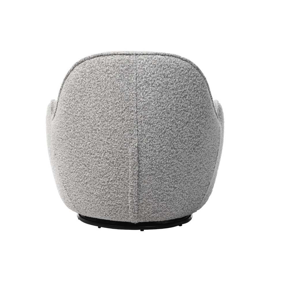 Кресло мягкое поворотное Vetro Каллисто Серый (VTR-1022)