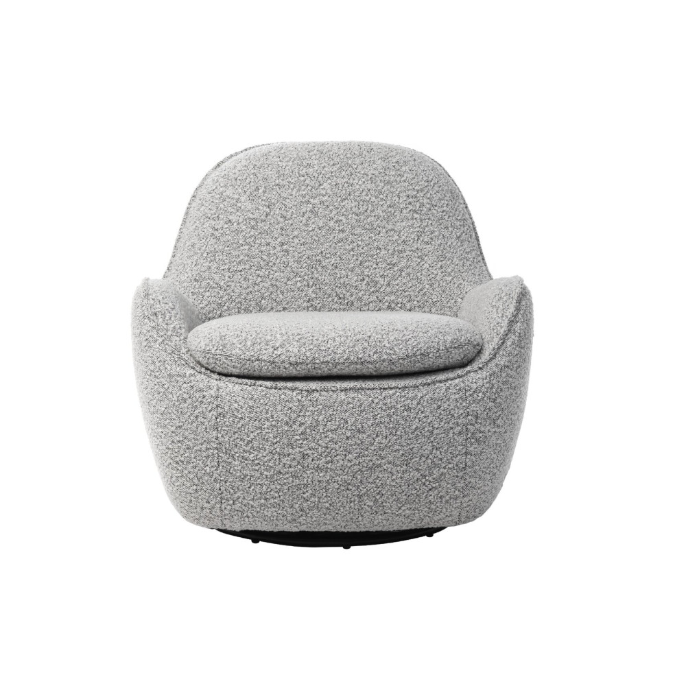 Кресло мягкое поворотное Vetro Каллисто Серый (VTR-1022)