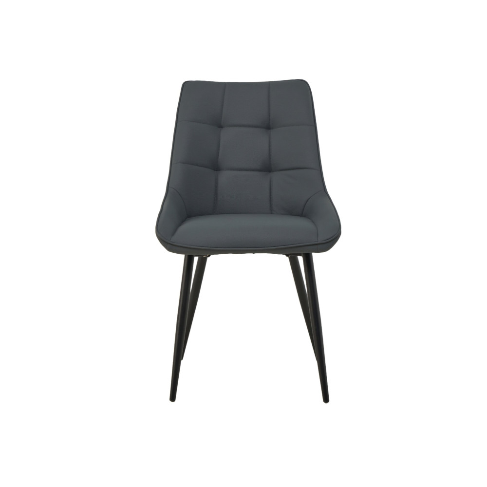 Стул кухонный Vetro M-75 Серый/Черный (VTR-1093)