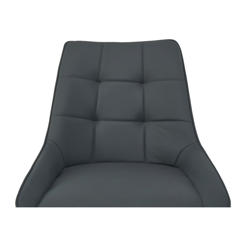 Стул кухонный Vetro M-75 Серый/Черный (VTR-1093)