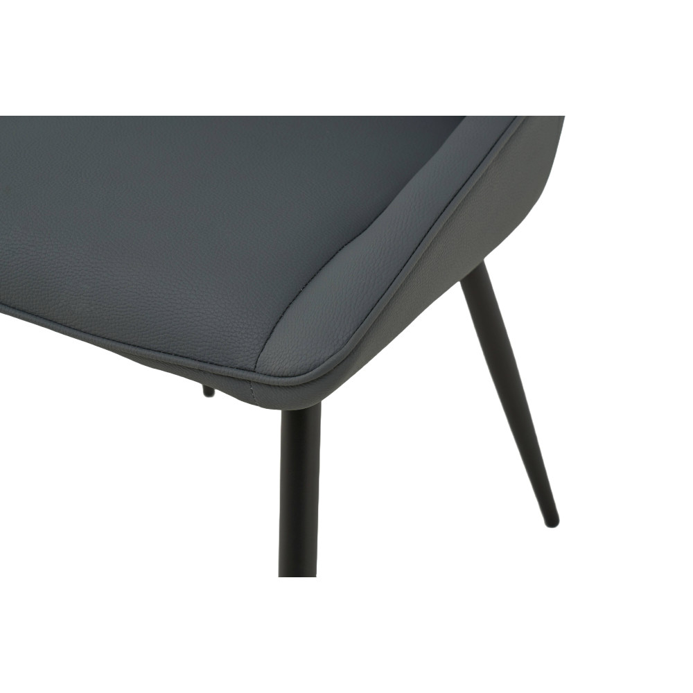 Стул кухонный Vetro M-75 Серый/Черный (VTR-1093)