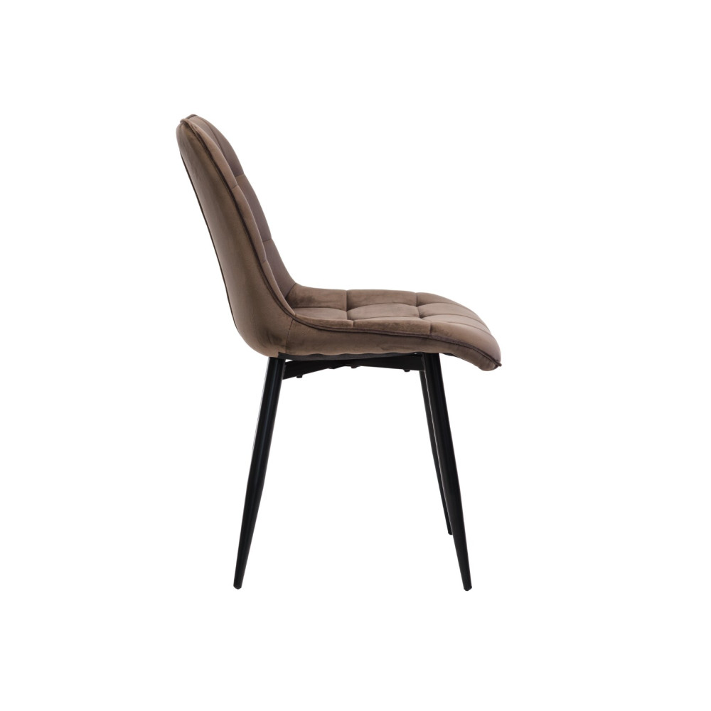 Стул кухонный Vetro N-46 Коричневый/Черный (VTR-1123)