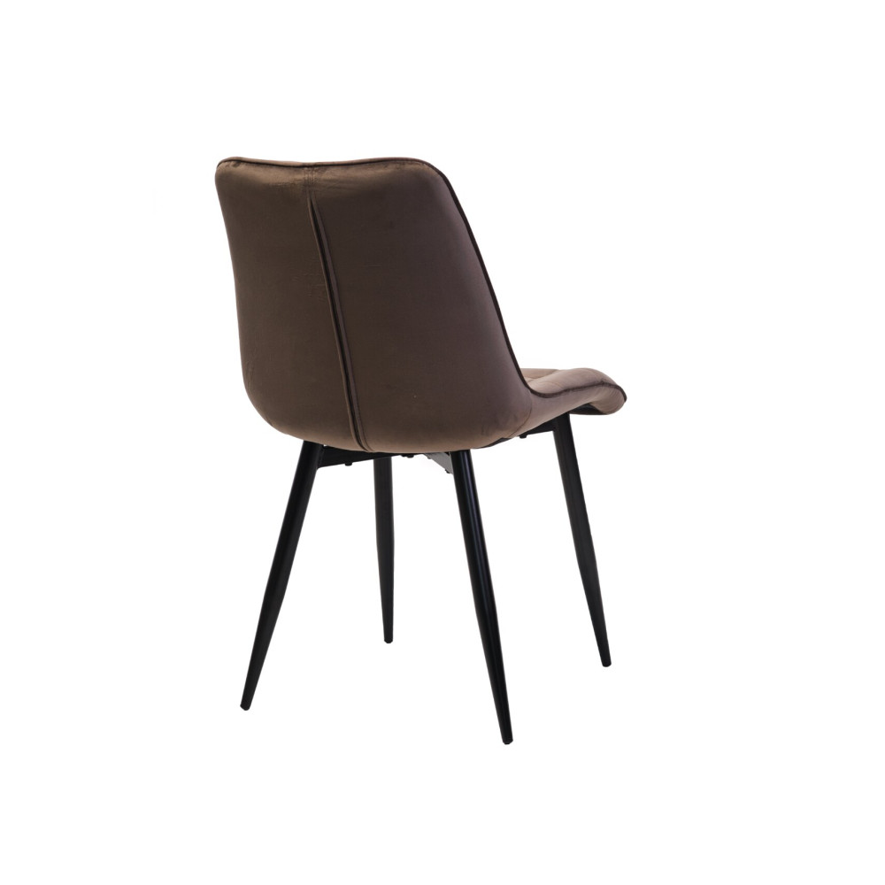 Стул кухонный Vetro N-46 Коричневый/Черный (VTR-1123)