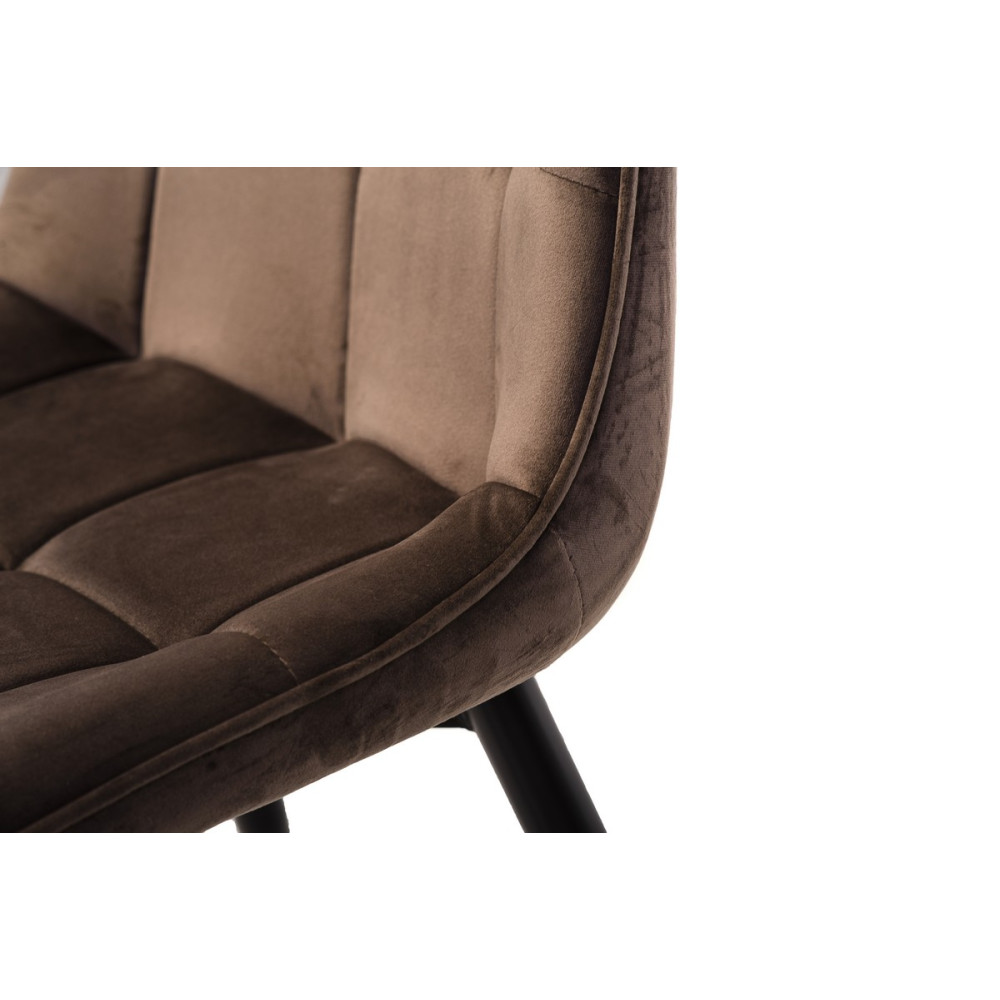 Стул кухонный Vetro N-46 Коричневый/Черный (VTR-1123)