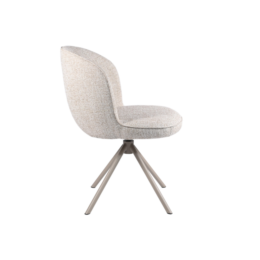 Стул поворотный Vetro R-160 Френч ваниль/Капучино (VTR-1153)