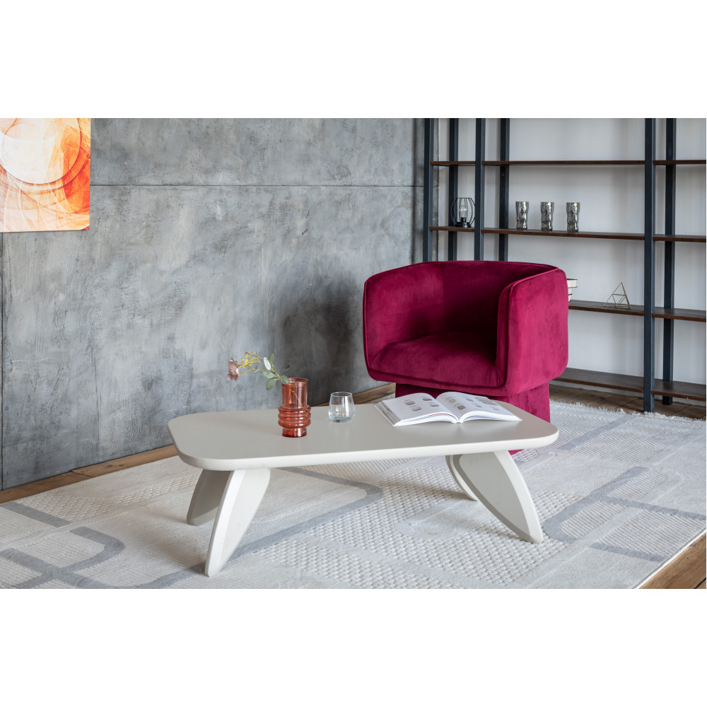 Журнальный стол Vetro Аврора C-310 Теплый песок (VTR-1176)