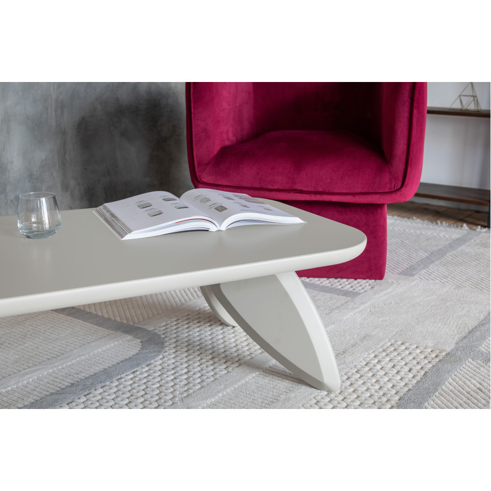 Журнальный стол Vetro Аврора C-310 Теплый песок (VTR-1176)