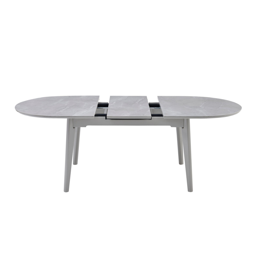 Обеденный керамический стол Vetro TM-126 Калакатта мрамор/Серый (VTR-1198)
