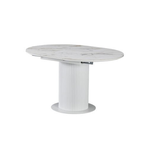 Обеденный керамический стол Vetro Маре TML-1330 Калакатта голд/Белый (VTR-1248)
