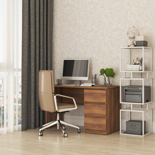 Письменный стол MebelStar Нео СК-3 120x60x75,5 см Дуб янтарный (MBS-1217)