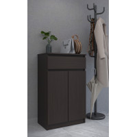 MebelStar Shoe cabinet Neo Dark wenge, 80x35x95 cm (MBS-1247)