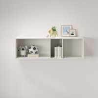 Полка настенная MebelStar Лилу 110x27x34 см Аляска белый (MBS-1307)