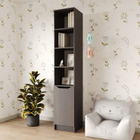 Пенал с открытыми полками 1Д Лилу 40x40x210 см Дуб ристрето (MBS-1397)