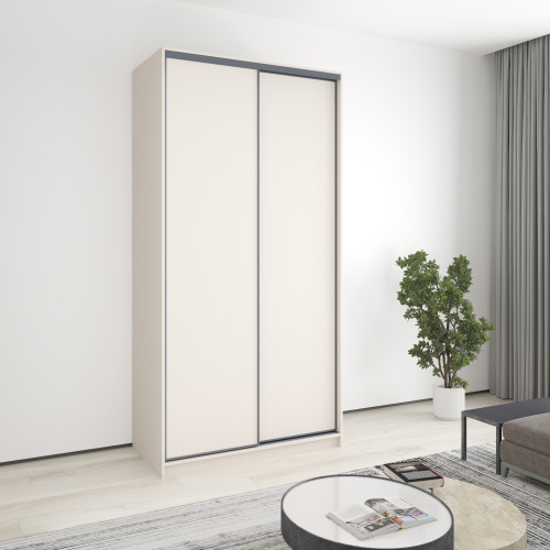 Шкаф-купе двухдверный MebelStar Бавария 2ДСП 120x60x240 см Кашемир (MBS-4387)