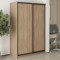 MebelStar Two-door wardrobe Standard BG 2DSP Sonoma Oak, 140x45x210 cm (MBS-10880)
