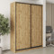 MebelStar Two-door wardrobe Combo BG 2DSP Tahoe oak, 170x45x240 cm (MBS-10630)