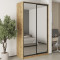MebelStar Two-door wardrobe Standard BG 2 Mirrors Tahoe Oak, 140x60x240 cm (MBS-10430)