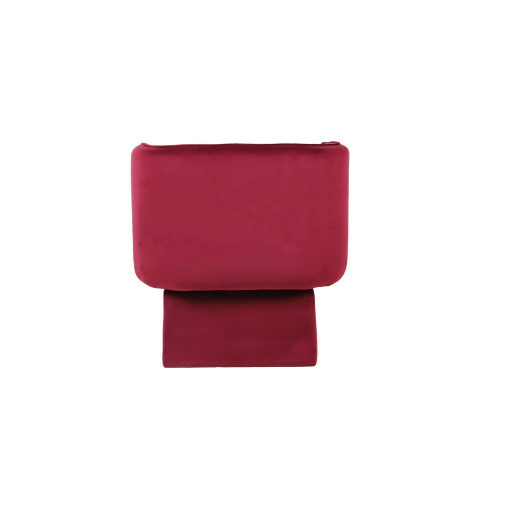 Кресло мягкое поворотное Vetro Мириам Винный (VTR-1023)