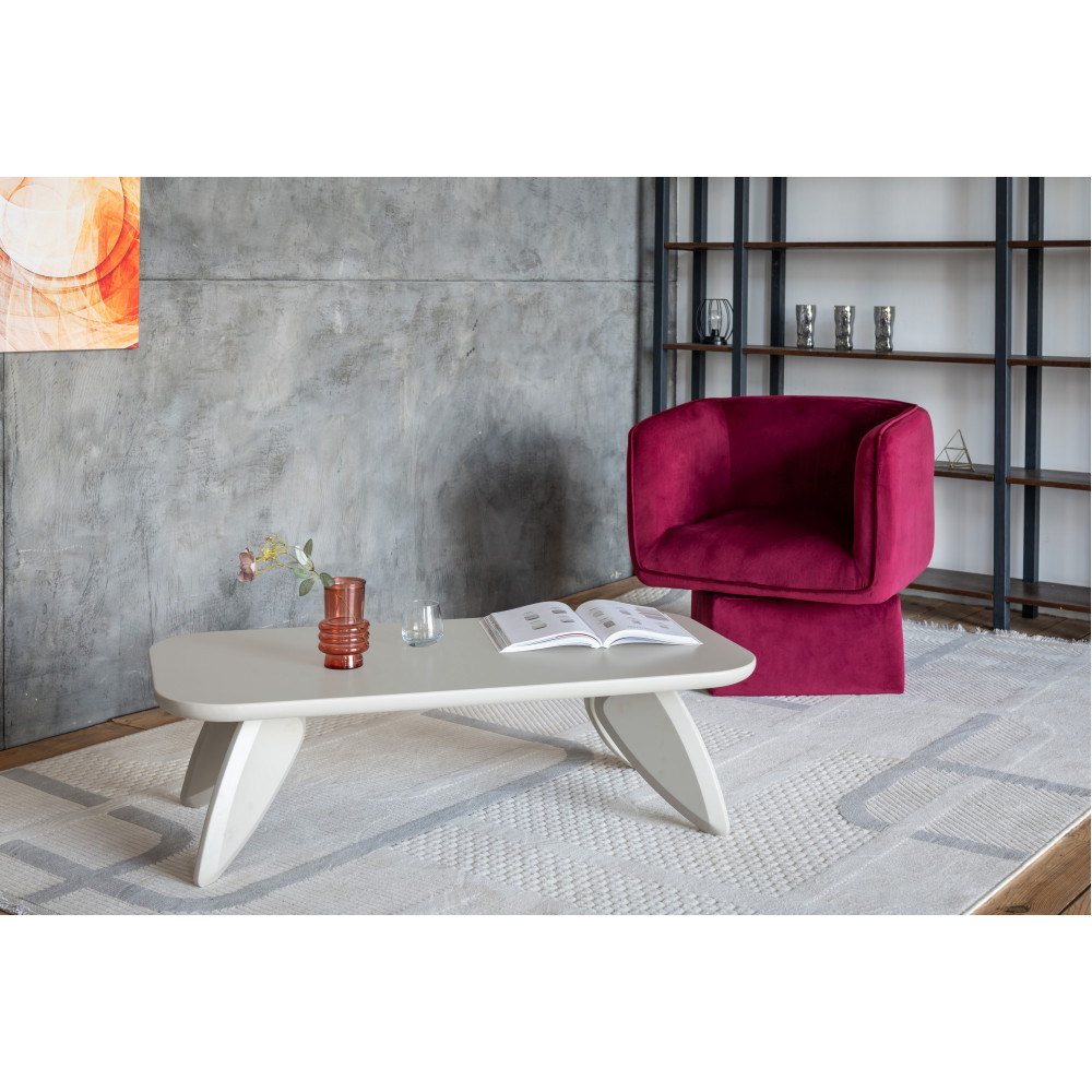 Кресло мягкое поворотное Vetro Мириам Винный (VTR-1023)