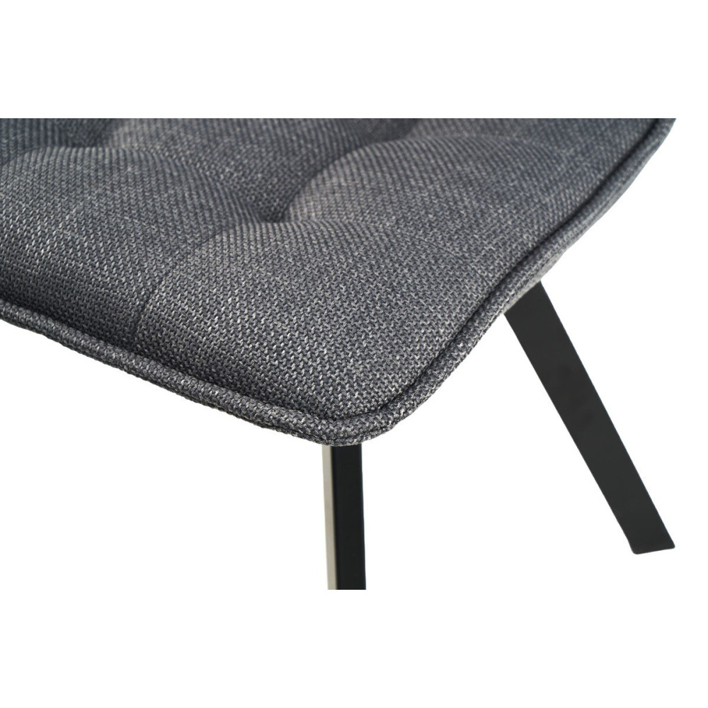 Стул кухонный Vetro M-70 Серый/Черный (VTR-1084)