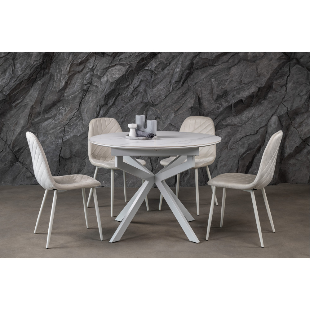 Стул кухонный Vetro N-165 Меренга/Айвори (VTR-1104)