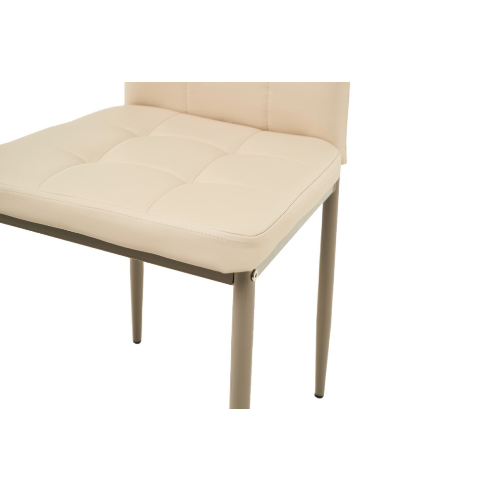 Стул кухонный Vetro N-66-2 Бежевый/Капучино (VTR-1134)