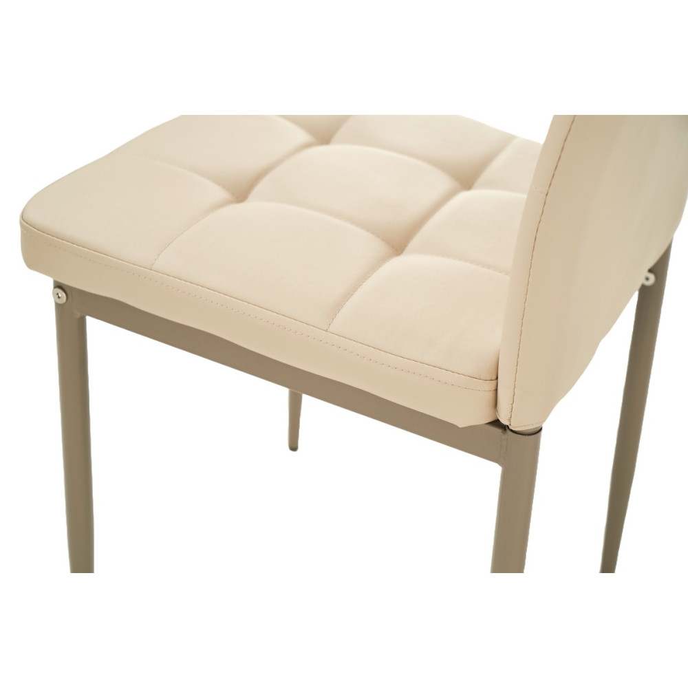 Стул кухонный Vetro N-66-2 Бежевый/Капучино (VTR-1134)