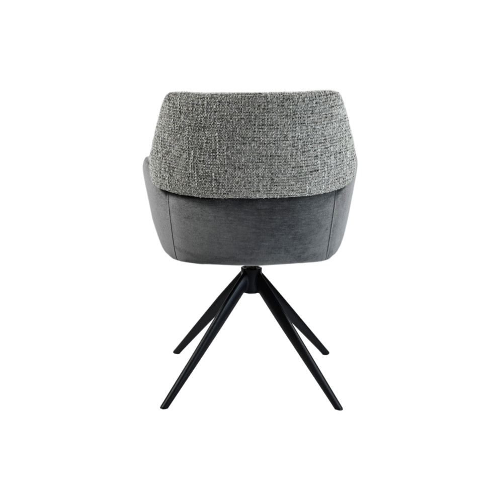 Стул поворотный Vetro R-165 Пепельный/Черный (VTR-1154)