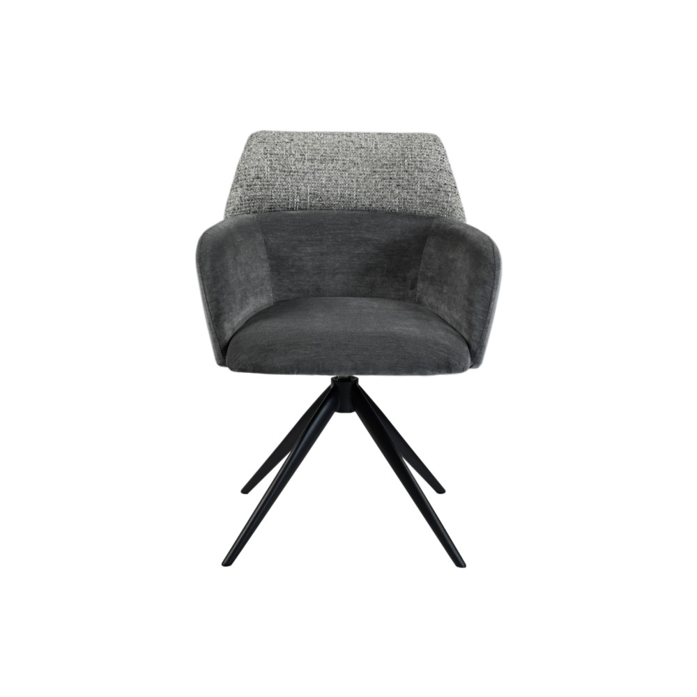 Стул поворотный Vetro R-165 Пепельный/Черный (VTR-1154)