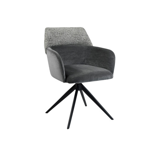 Стул поворотный Vetro R-165 Пепельный/Черный (VTR-1154)