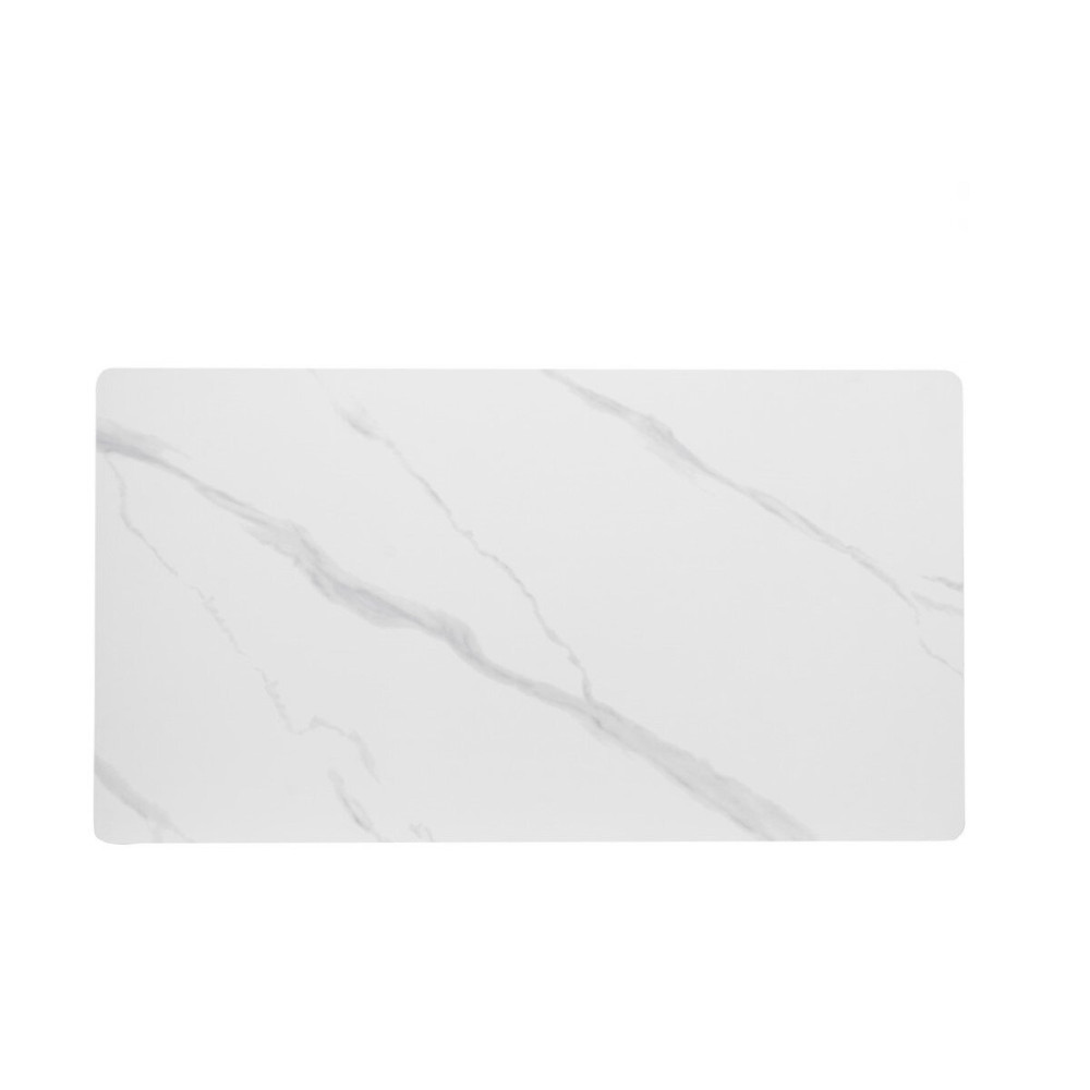 Обеденный керамический стол Vetro TM-110 Белый мрамор/Белый (VTR-1279)